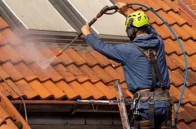 Démoussage et hydrofuge de toiture à Vosnon
